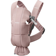 BABYBJORN MINI COTTON ķengursoma DUSTY PINK 021014