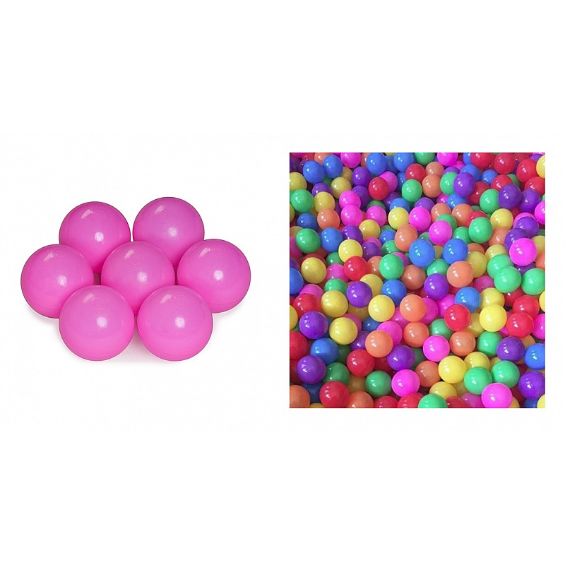 WELOX Poolbollar 50gab. mörkrosa