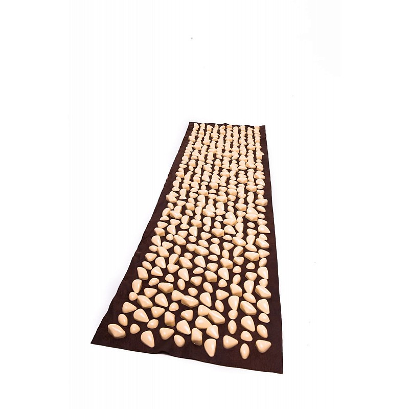 IGORA Masāžas paklājs ar akmentiņiem DECO Lamor 140х40cm, AD-1281 bēšs