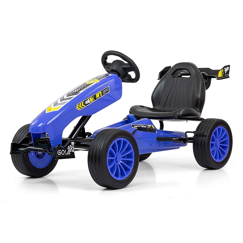 MILLY MALLY ROCKET bērnu kartings ar pedāļiem NAVY