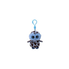 TY Beanie Boos Mīkstā rotaļlieta - piekariņš BLUE OWL YAGO 8cm, TY35212