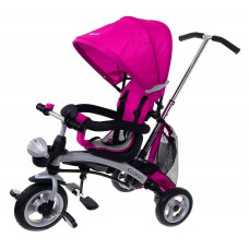 BABY MIX Bērnu trīsritenis 3in1 360° CLEVER KR-X3 PINK