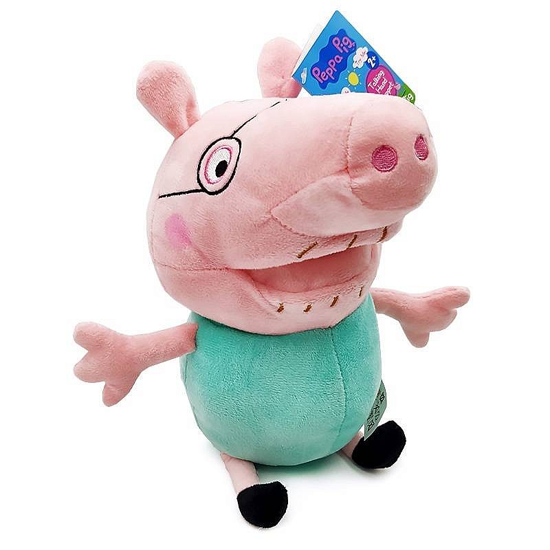 PEPPA PIG mīkstā rotaļlieta ar skaņu 28CM 90570 mint