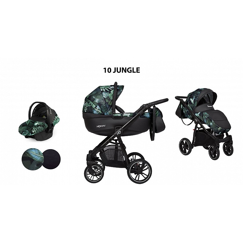 BABYACTIVE MOMMY Spring/Summer Universālie rati 3in1, 10 JUNGLE