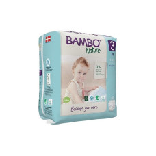 Bambo Nature autiņbiksītes 3 izmērs 4-8kg 28gb./iepak., NBAMB4454 IZPĀRDOŠANA