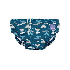 BAMBINO MIO Swim Nappies peldbikses BLUE TAIL, XL (12-15кг)