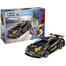 REVELL JUNIOR KIT konstruktors 26 detaļas Racing Car Black 4+ E 00923