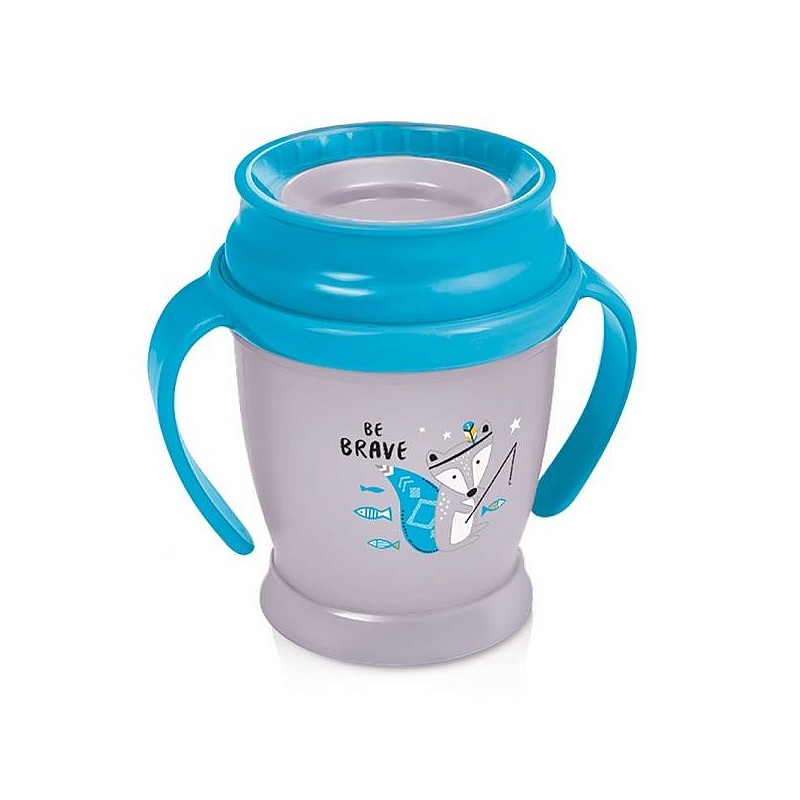 LOVI INDIAN SUMMER Krūzīte ar 360° dzeršanas iespēju 9m+ 210ml 1/586 BOY