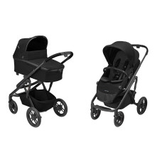 MAXI COSI LILA XP PLUS Universālie rati 2in1, Essential Black