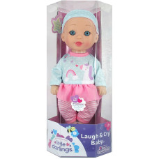 NEW ADVENTURES Interaktīvā bērnu lelle "Laugh & cry", 24 cm 3245NA