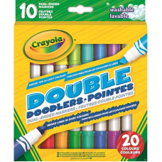 CRAYOLA Divkrāsu marķieri, 10 gb.