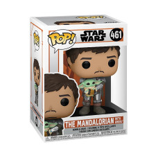 FUNKO POP! Vinyl Figure: Star Wars: Mandalorian Holding Child, 12 cm