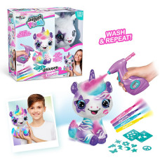 CANAL TOYS Style 4 Ever rotaļu komplekts plīša rotaļlieta ar aerogrāfu Unicorn, 25 cm 228CL