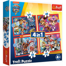 TREFL PAW PATROL Puzle 4in1 Paw Patrol