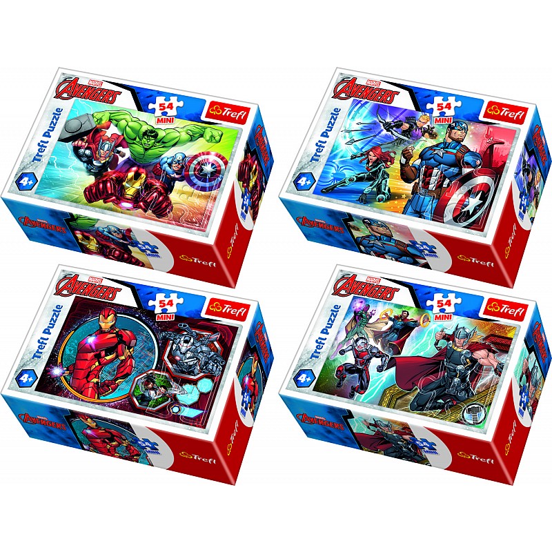 TREFL Puzle Mini 54 Avengers 54166T