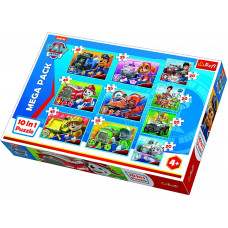 TREFL Pužļu komplekts "10 in 1" Paw Patrol