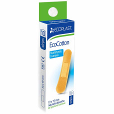 Ecoplast plåster ECOCOTTON 72x19 mm N10 Tyg, Mini