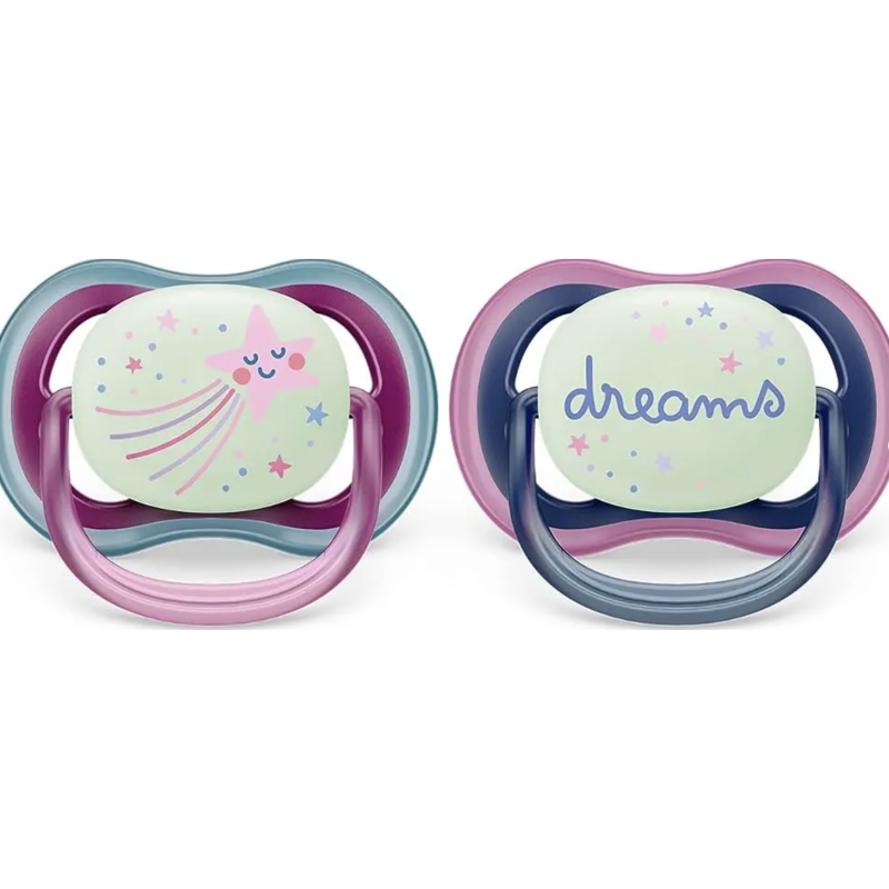 PHILIPS AVENT māneklītis Ultra Air Night, 6-18M, (2gab), SCF376/14