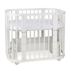 Babysäng 5-i-1 med vagga-funktion, White, Waldin