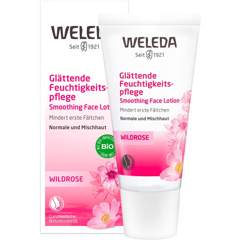 Weleda Lätt ansiktskräm med vildros, 30 ml