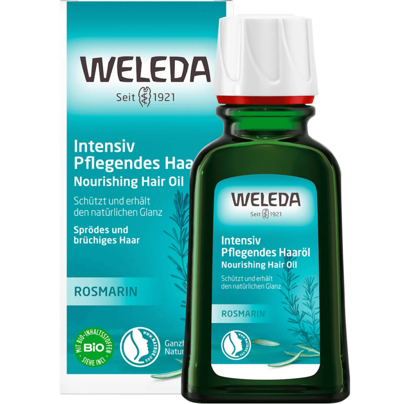 Weleda närande hårolja med rosmarin, 50 ml