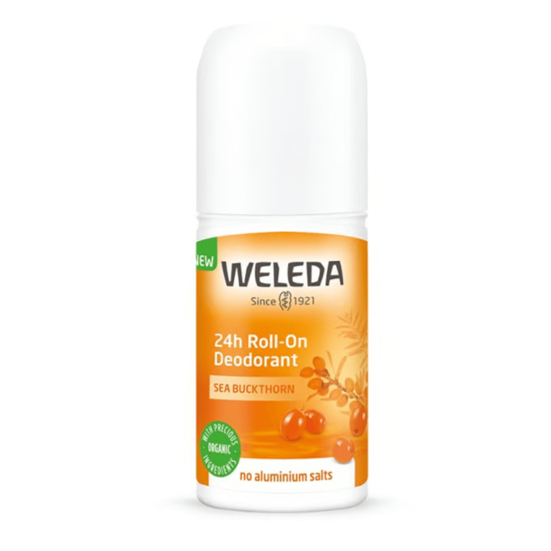 Weleda 24h roll-on deodorant, havtorn, 50 ml