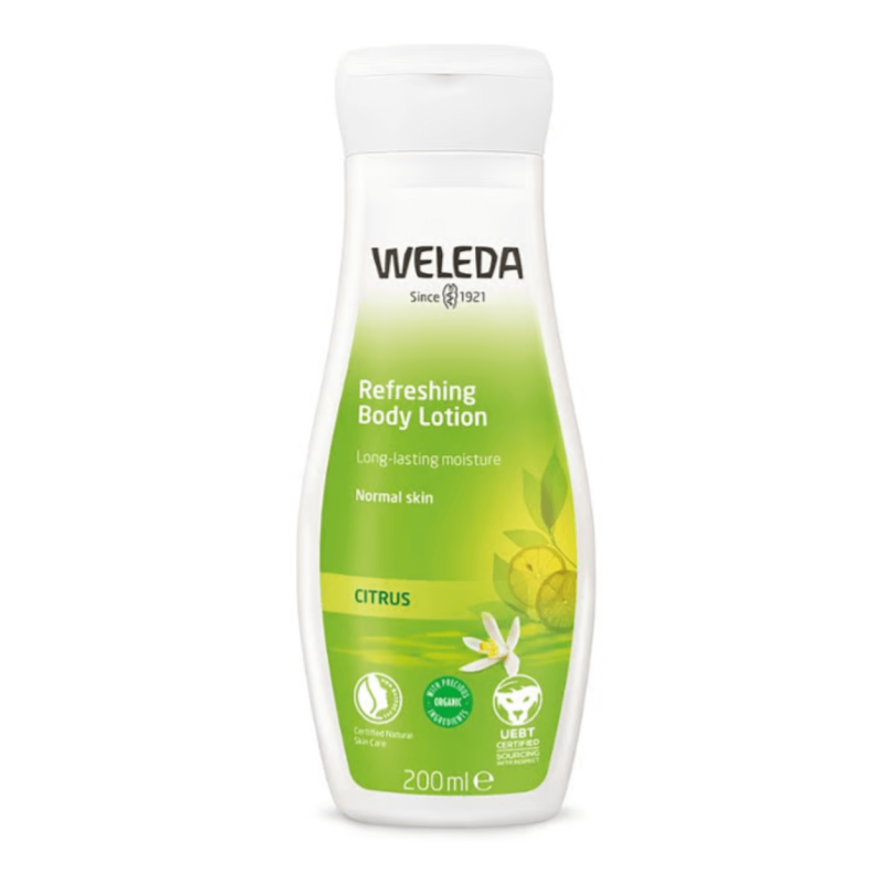 Weleda Fuktgivande kroppsmjölk, citrus, 200 ml