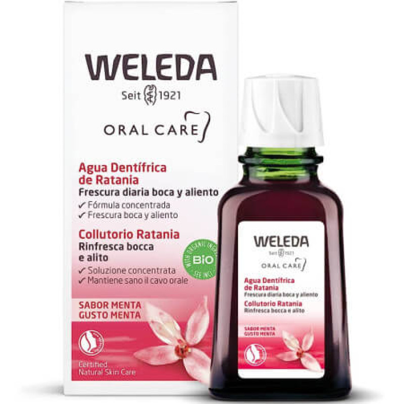 Weleda munskölj med ratanhia, 50 ml.