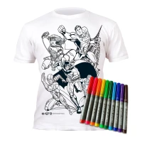 SPLAT PLANET t-krekls ar flomāsteriem JUSTICE LEAGUE 7-8g, SP46109