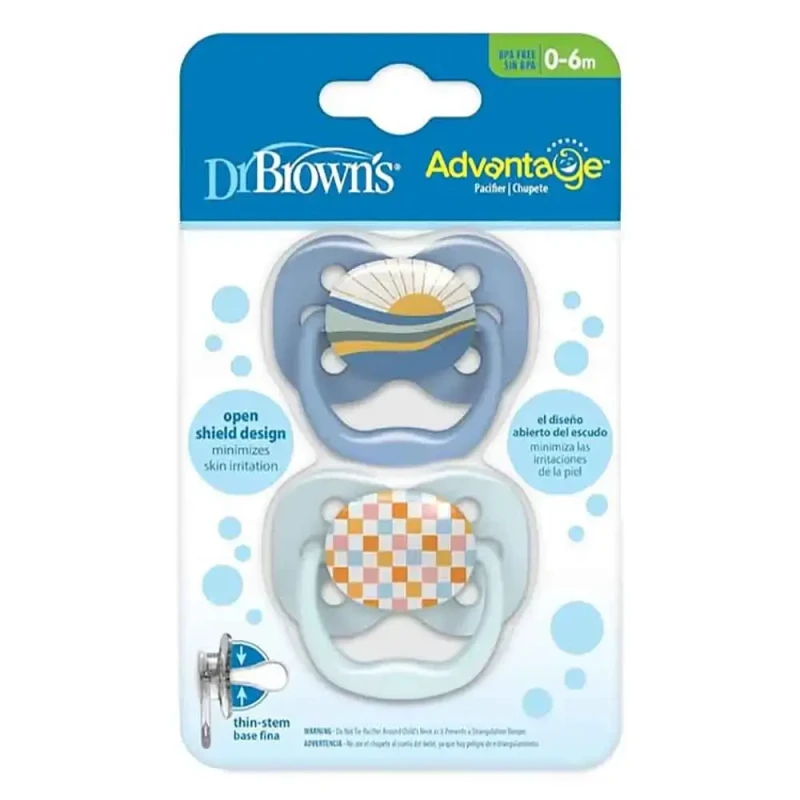 DR.BROWNS ADVANTAGE silicone pacifier, 0-6m Space PA12002-INTLX
