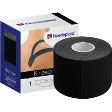 Nordeplast kinesiologitejp 5 cm x 5 m, svart, N1