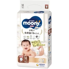 Moony Natural byxblöjor PM, 5–10 kg, 46 st