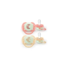 Philips Avent AVENT SCF094/02 napp Soother Soft 0–6 månader, Night & Day, måne/uggla