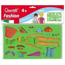 Quercetti stenciler, modell "MODE", för barn från 4 år.