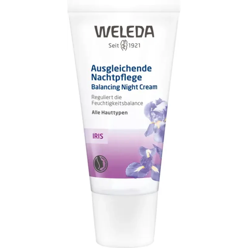 Weleda Nattkräm, Fuktgivande, med Iris, 30 ml